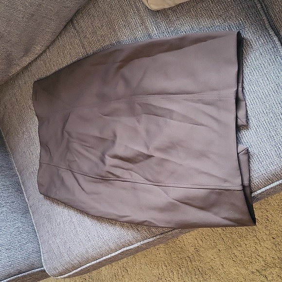 Express Brown High Waisted Pencil Skirt - Picture 4 of 4